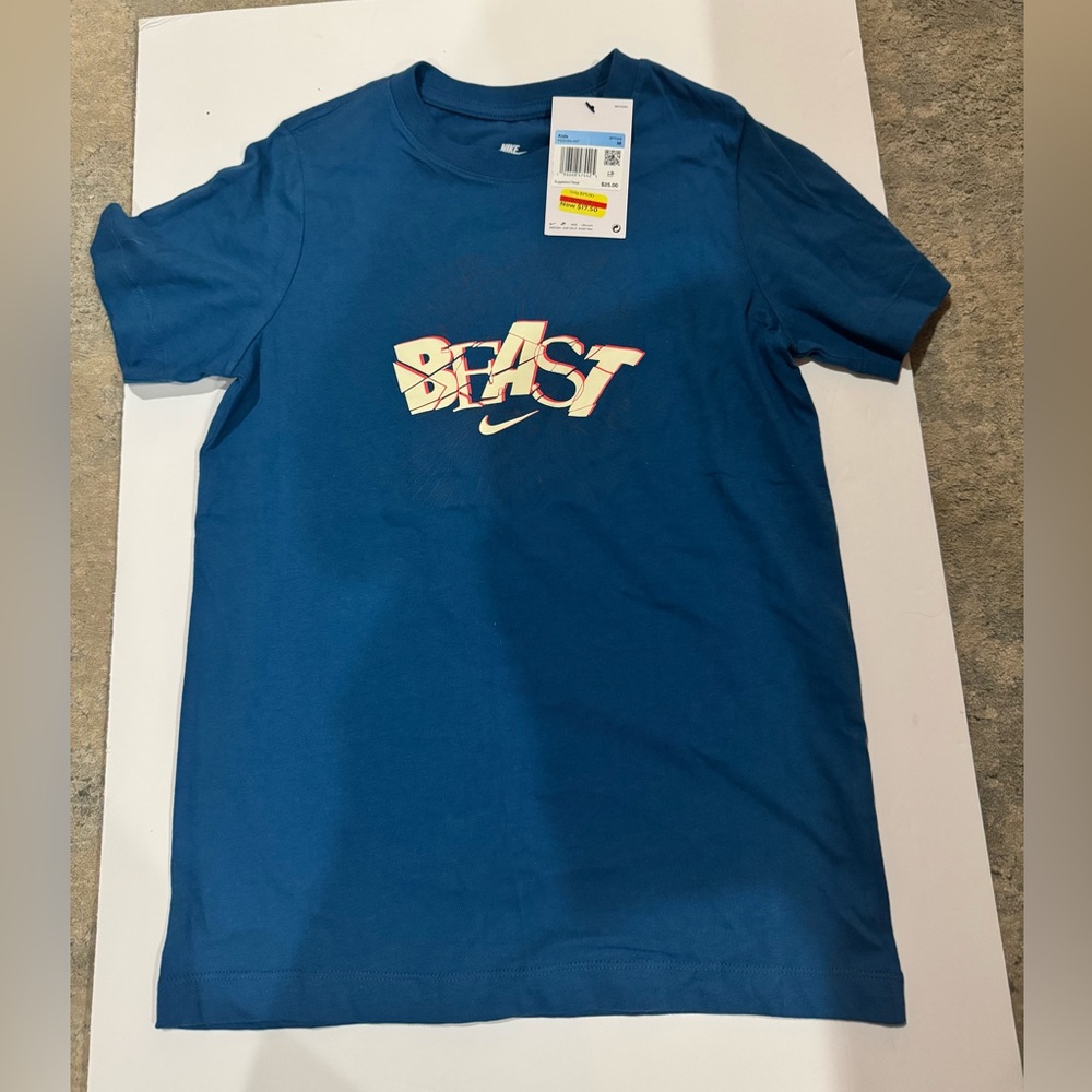 Nike youth medium “Beast” cotton T shirt NWT